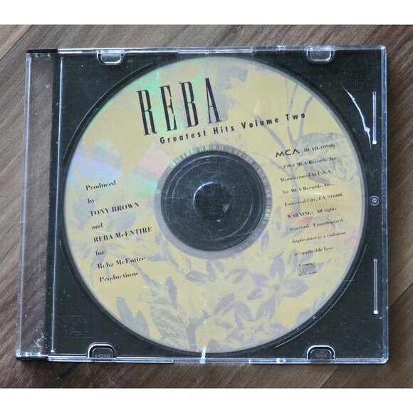 Reba McEntire -Greatest Hits, Vol. 2 (CD, Sep-1993, MCA) CD Only - Picture 1 of 3